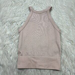 Intimately Free People High Neck Ribbed Seamless Tank